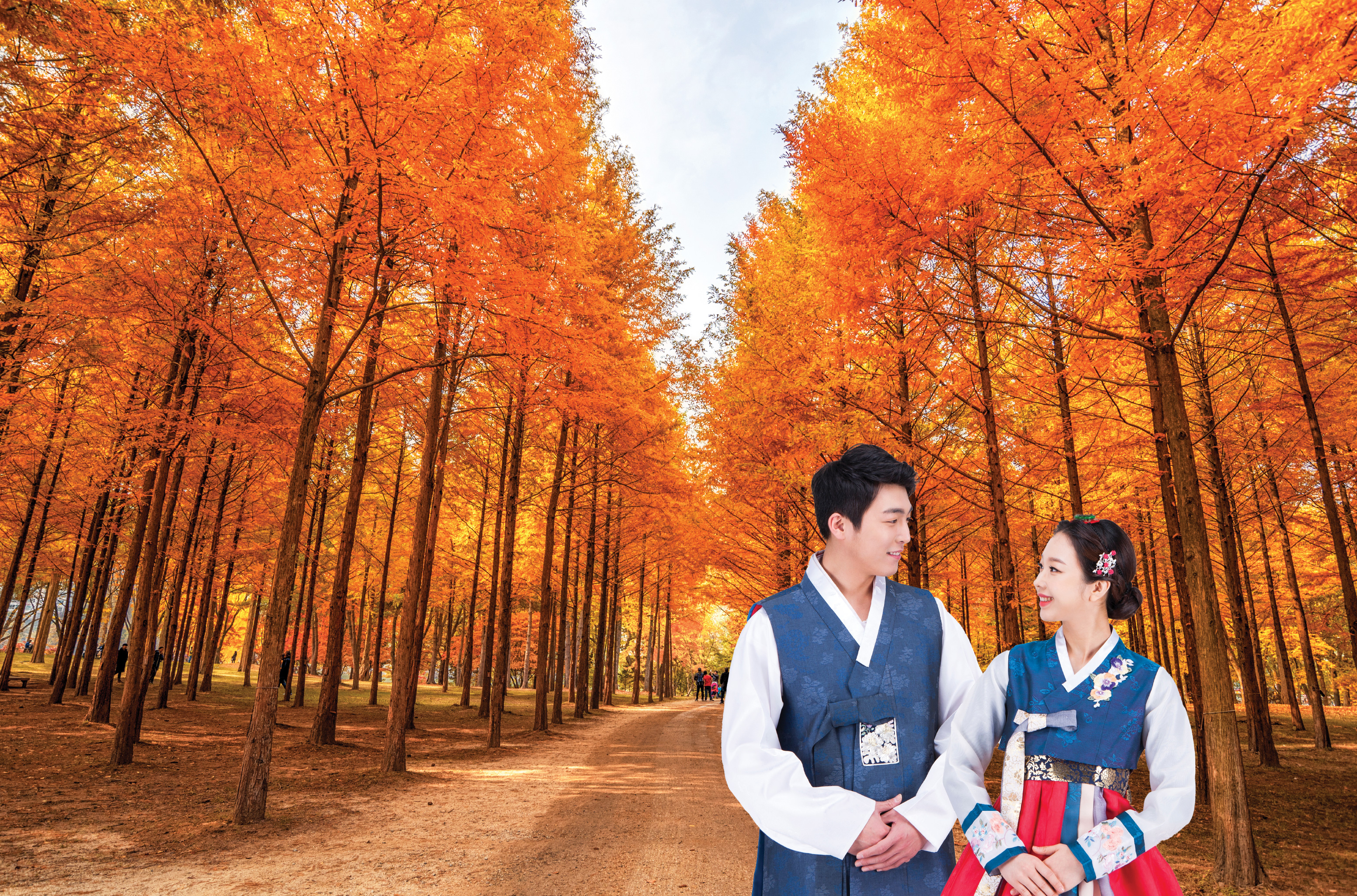 6D4N KOREA MUST-VISIT ROUTE (HANBOK EXPERIENCE VISIT NAMI ISLAND + GAPYEONG RAIL BIKE)